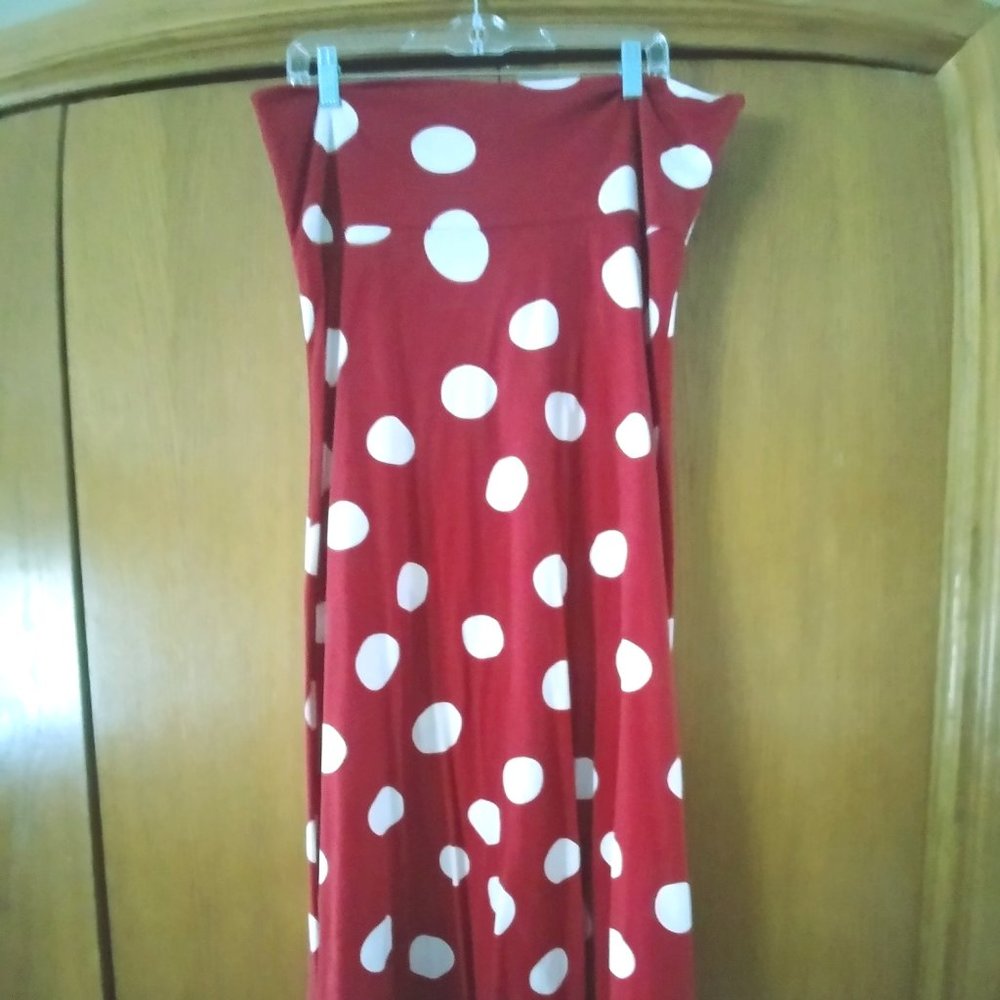 LuLaRoe Maxi Skirt - Polka Dots!